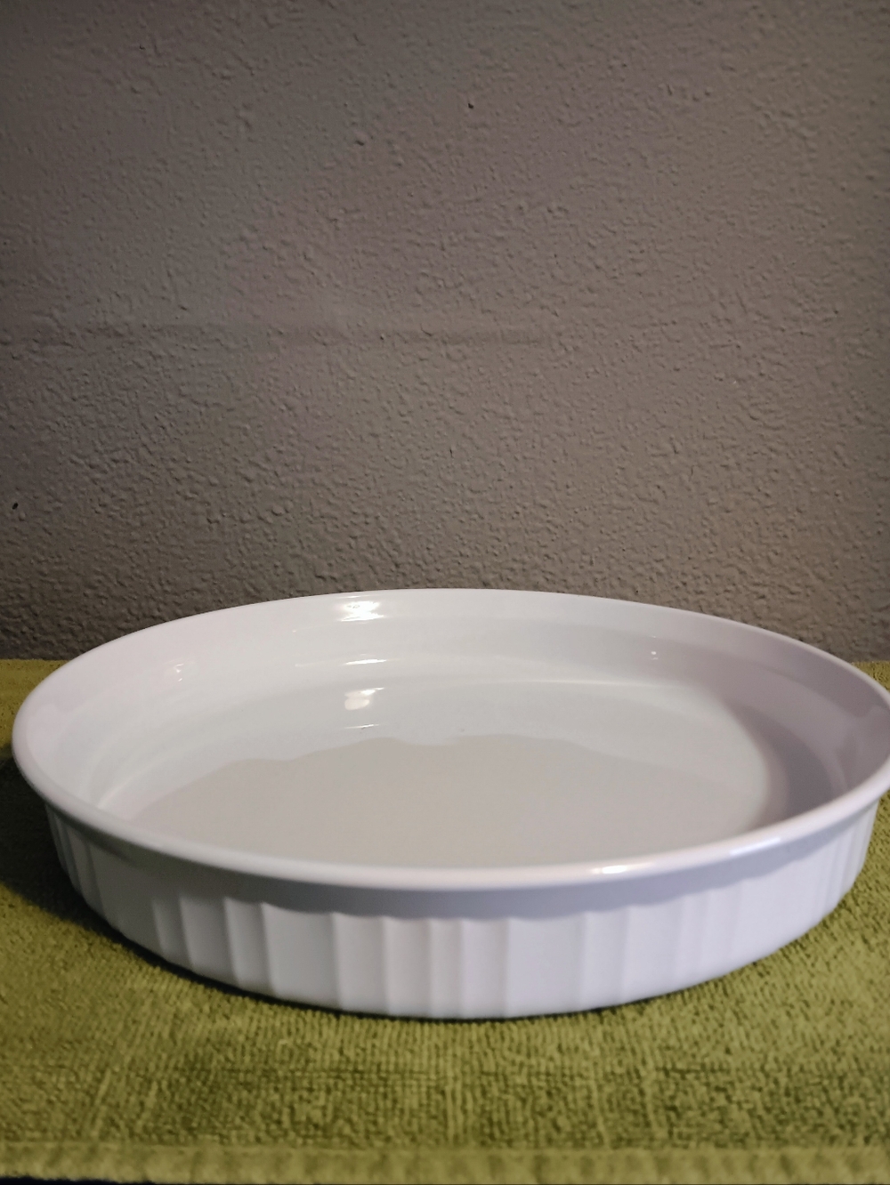 Corningware French White Quiche Pan Baking Dish - Picture 5 of 5